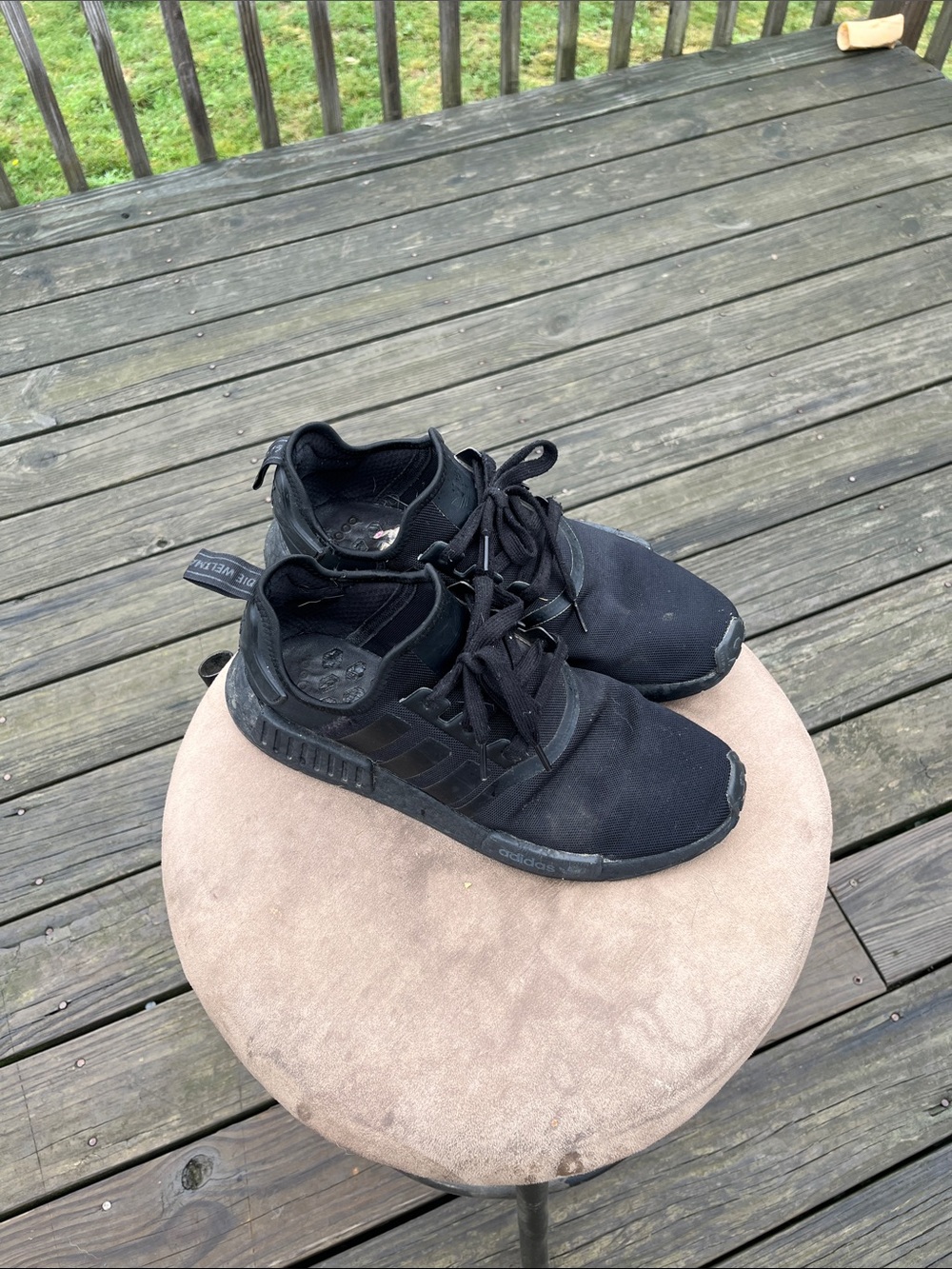 Adidas Triple Black nmd🔥🔥 - Picture 1 of 5